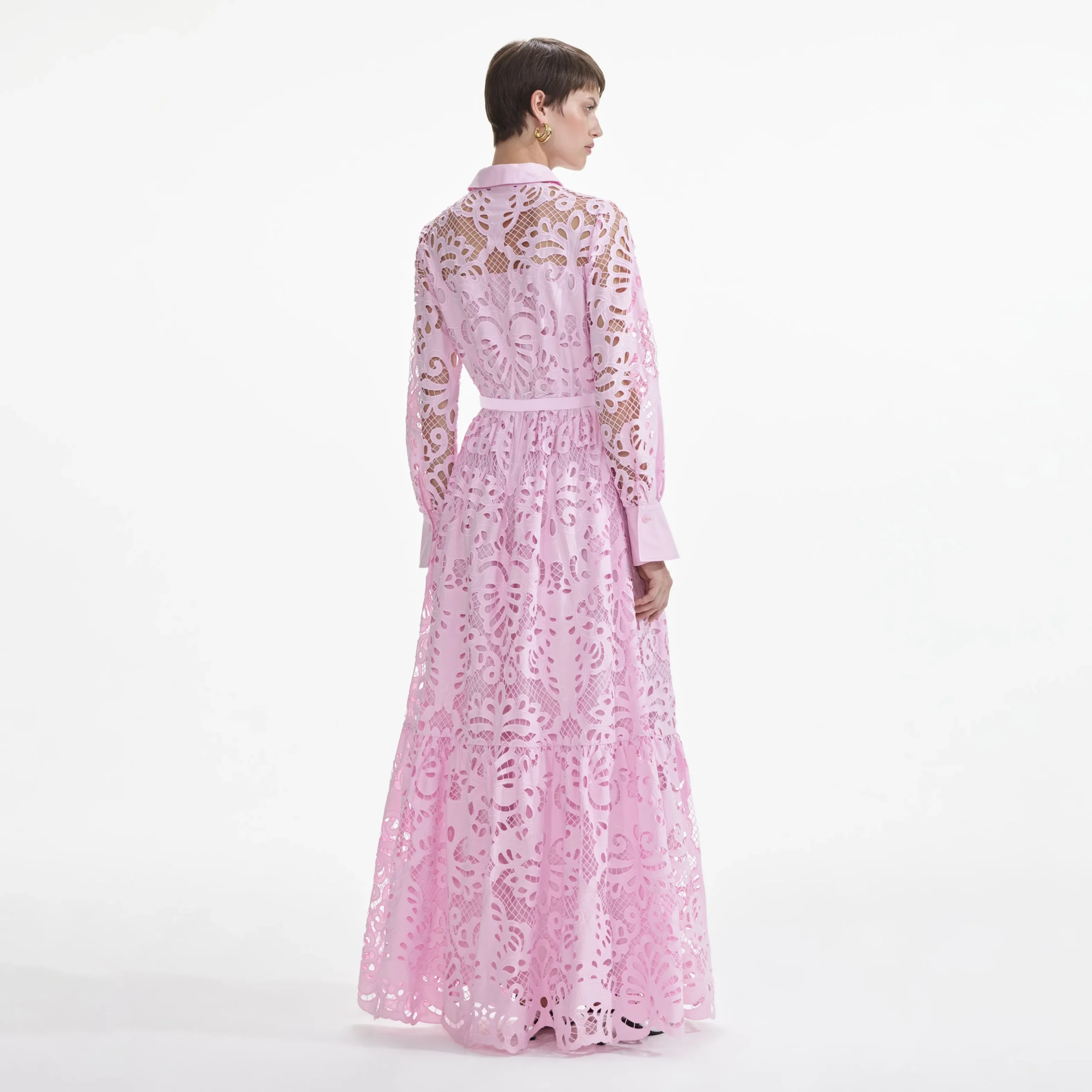 Cotton Lace Maxi Dress^self-portrait Clearance