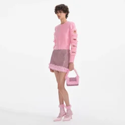 Crystal Chainmail Mini Skirt^self-portrait Store