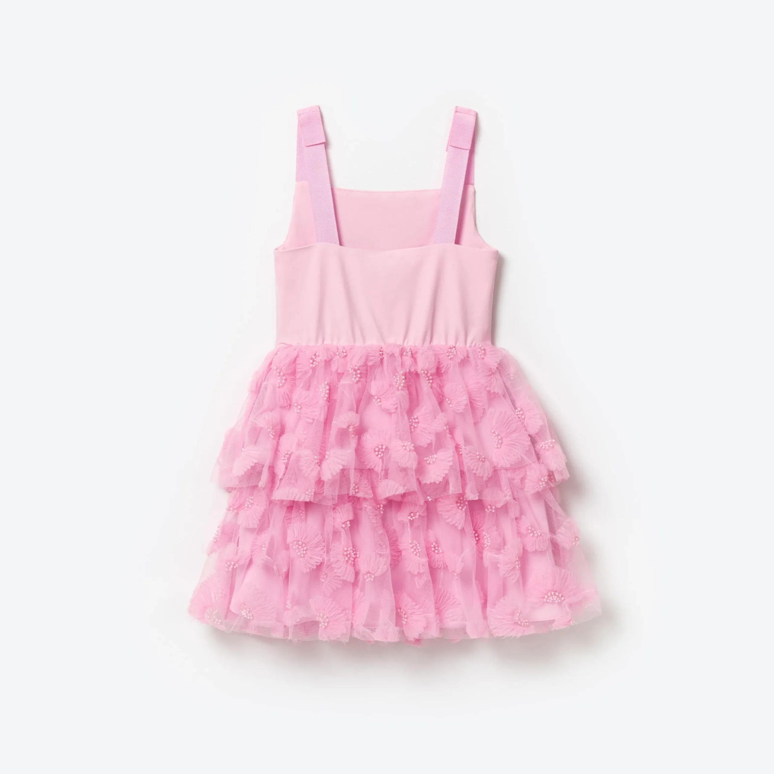 Jersey And Tulle Dress^self-portrait Flash Sale