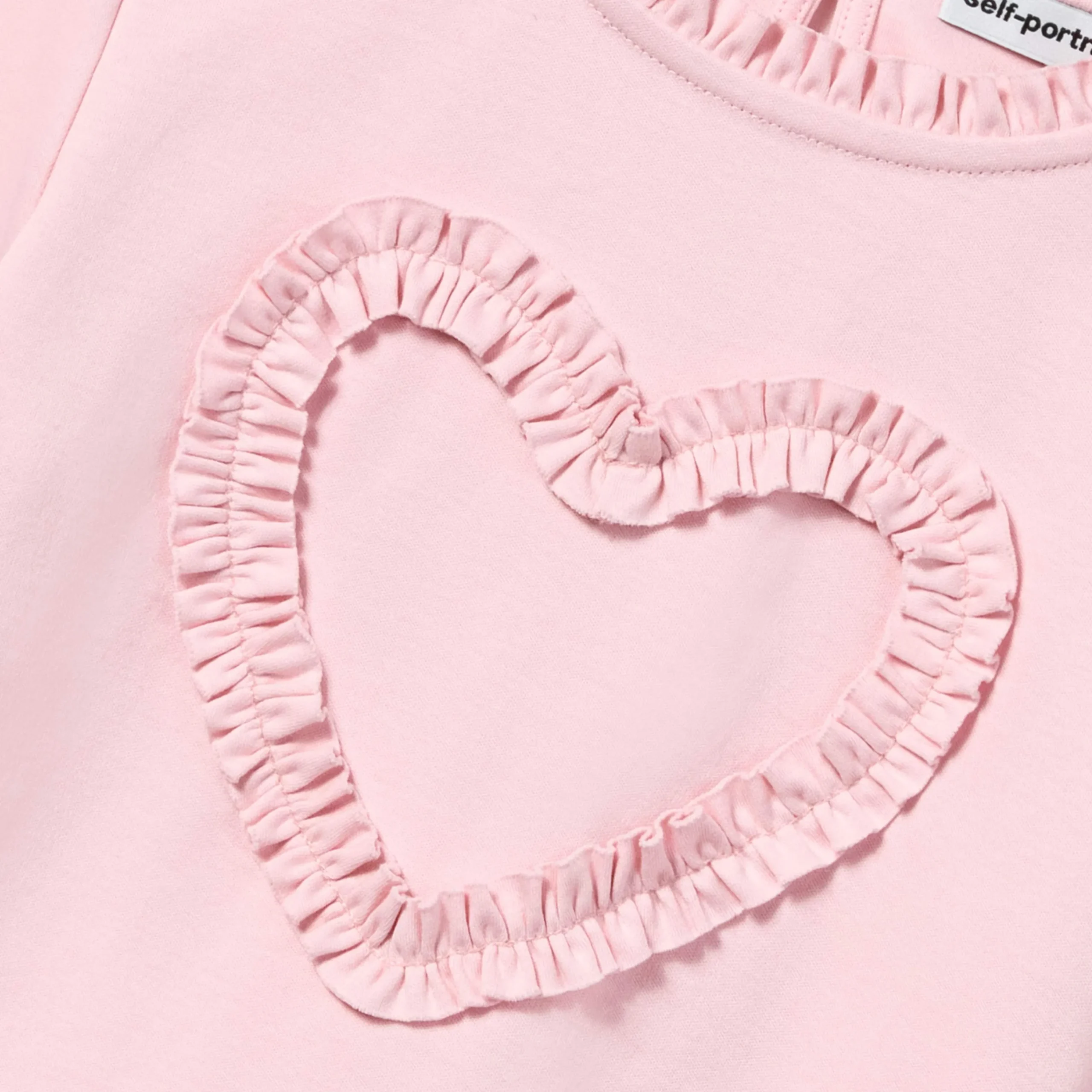 Jersey Ruffle Heart Top^self-portrait Online