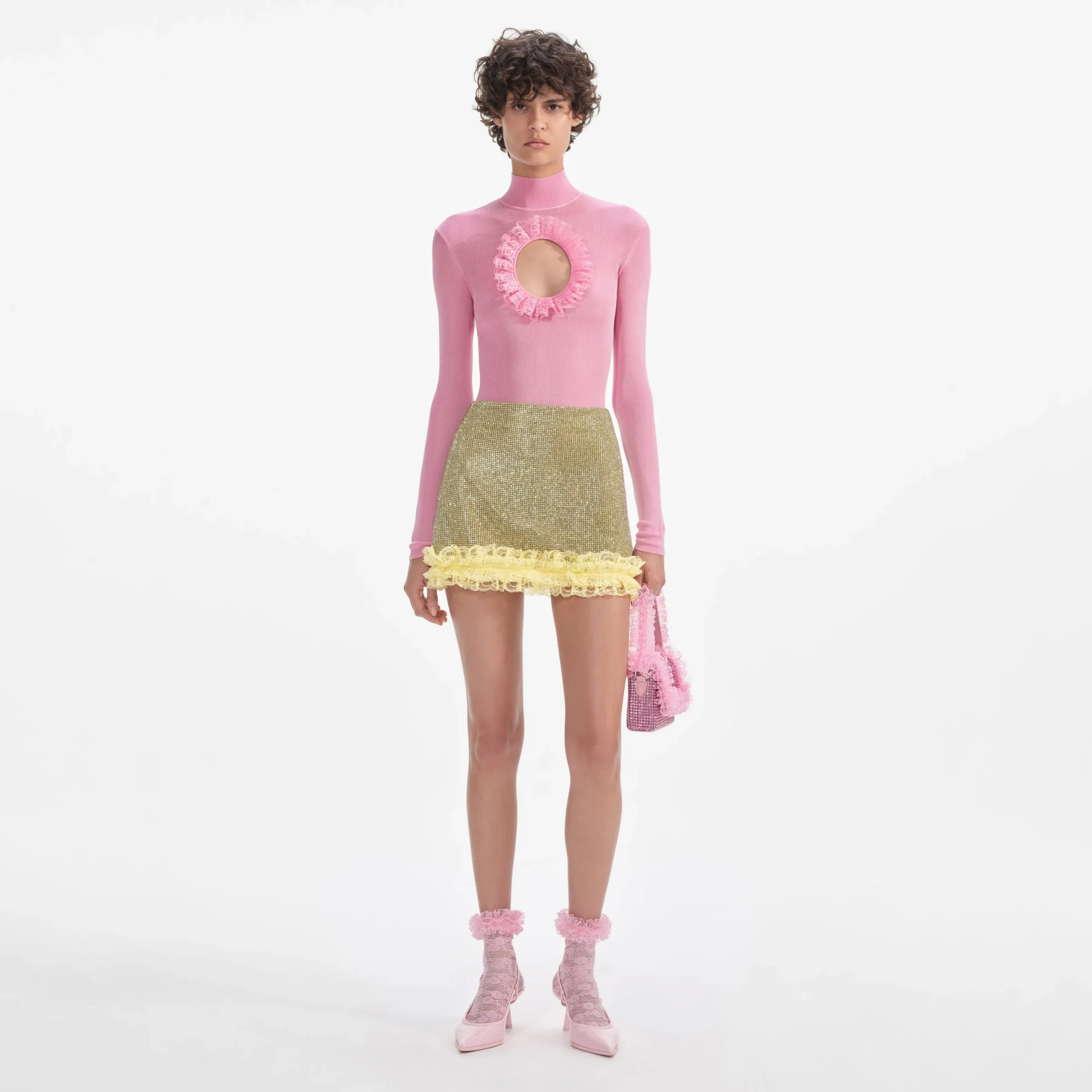 Knit Cut Out Bodysuit^self-portrait Best