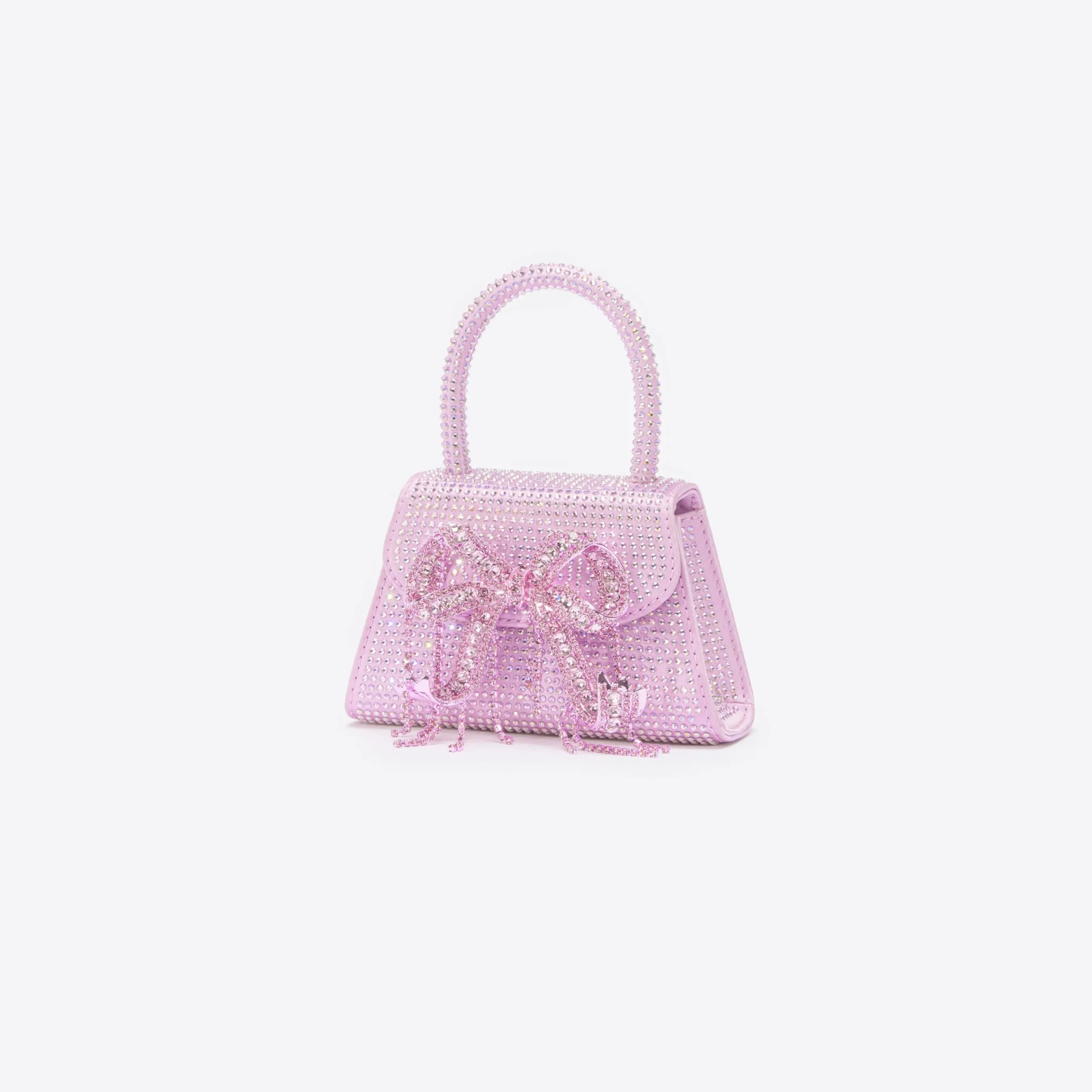 Rhinestone Embellished Micro Bow Bag^self-portrait New