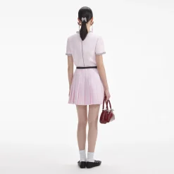 Satin Mini Skirt^self-portrait Cheap