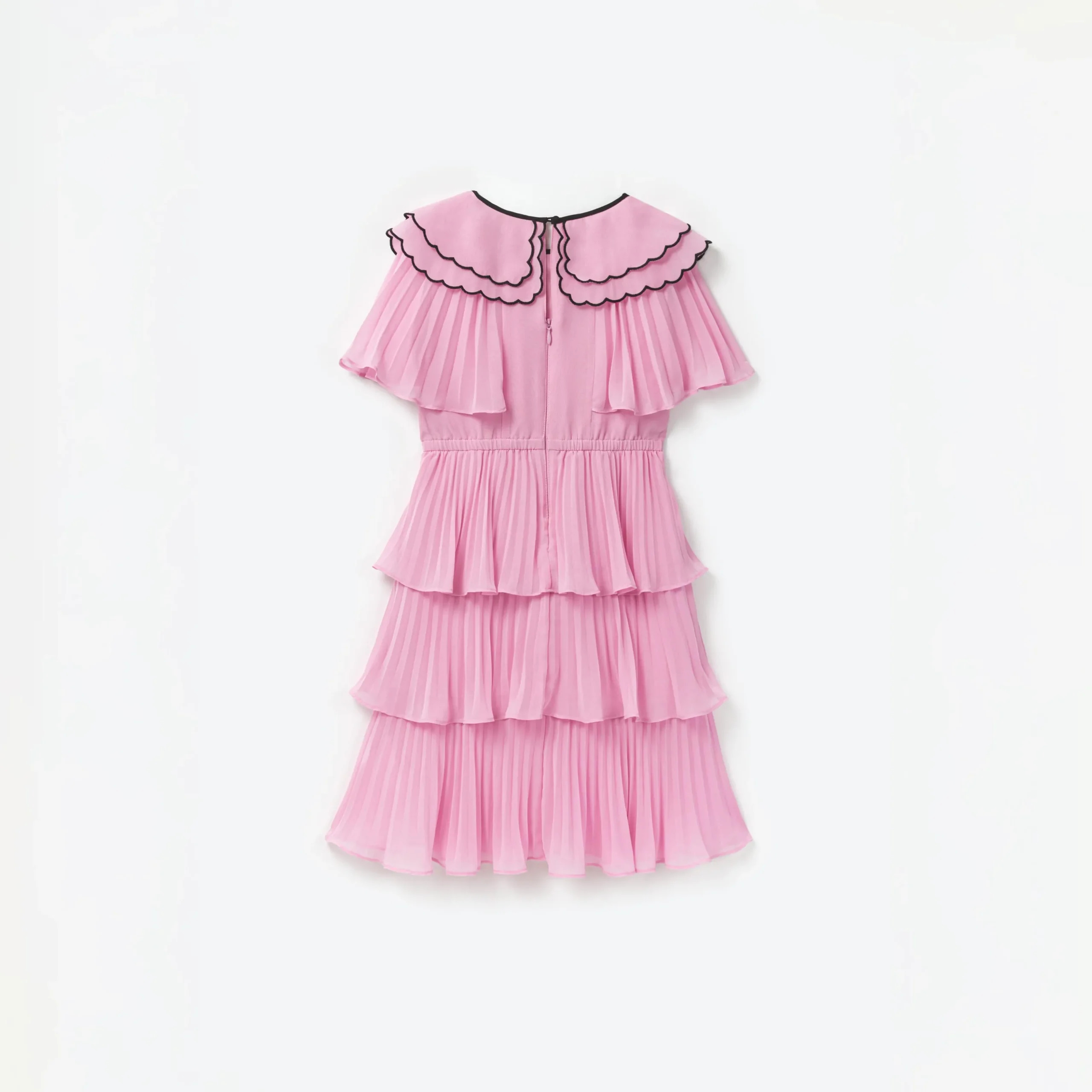 Scallop Collar Chiffon Dress^self-portrait Store