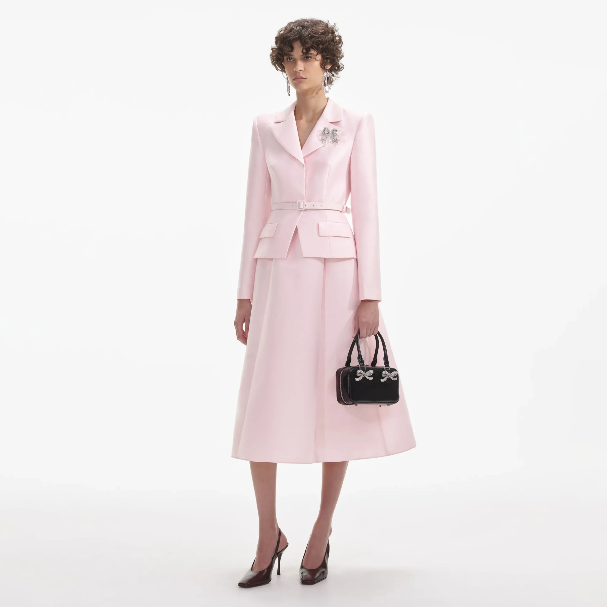 Tailored Taffeta Midi Dress^self-portrait Online