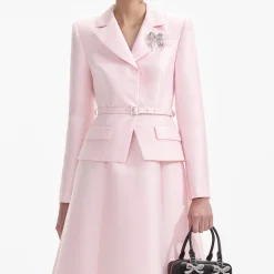 Tailored Taffeta Midi Dress^self-portrait Online