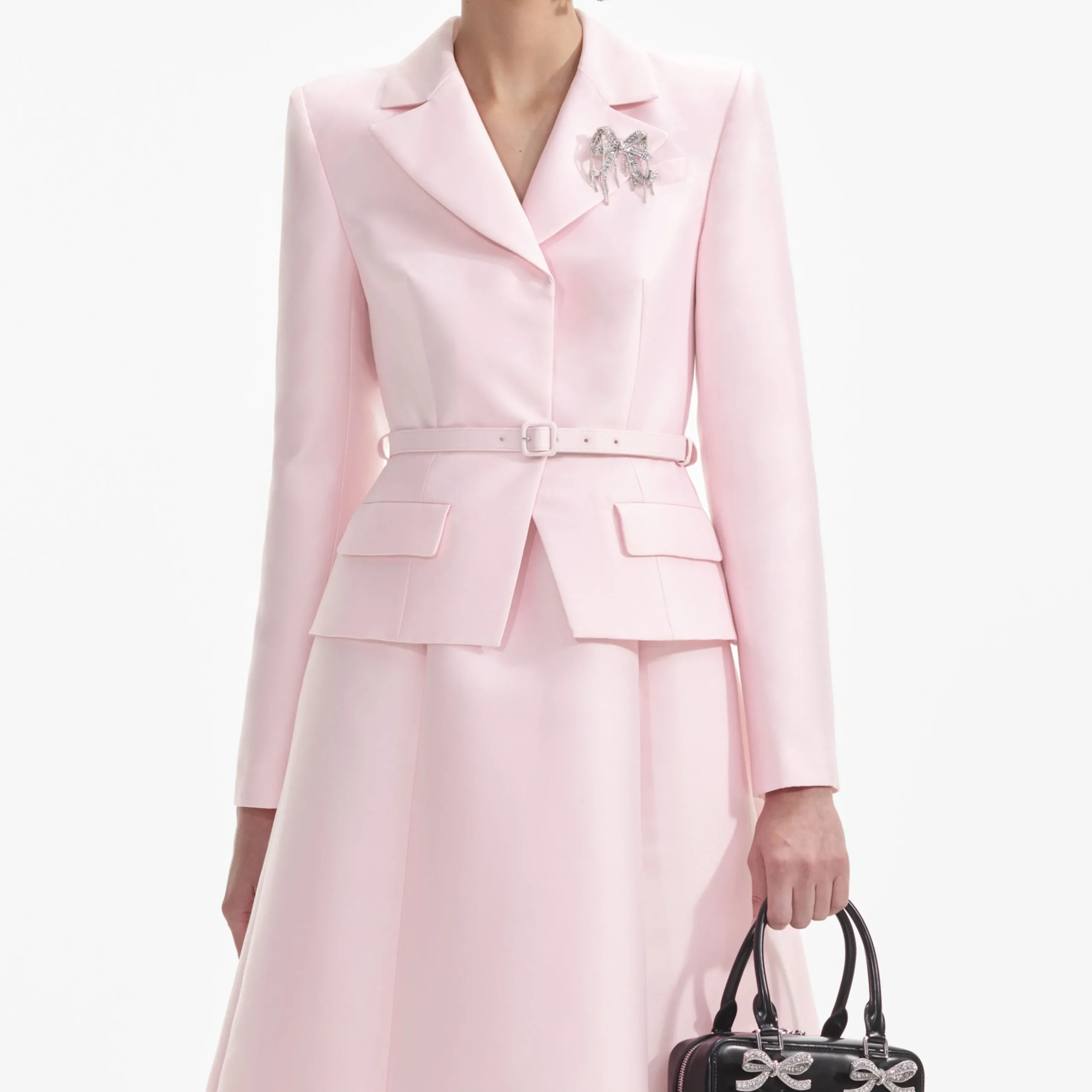 Tailored Taffeta Midi Dress^self-portrait Online