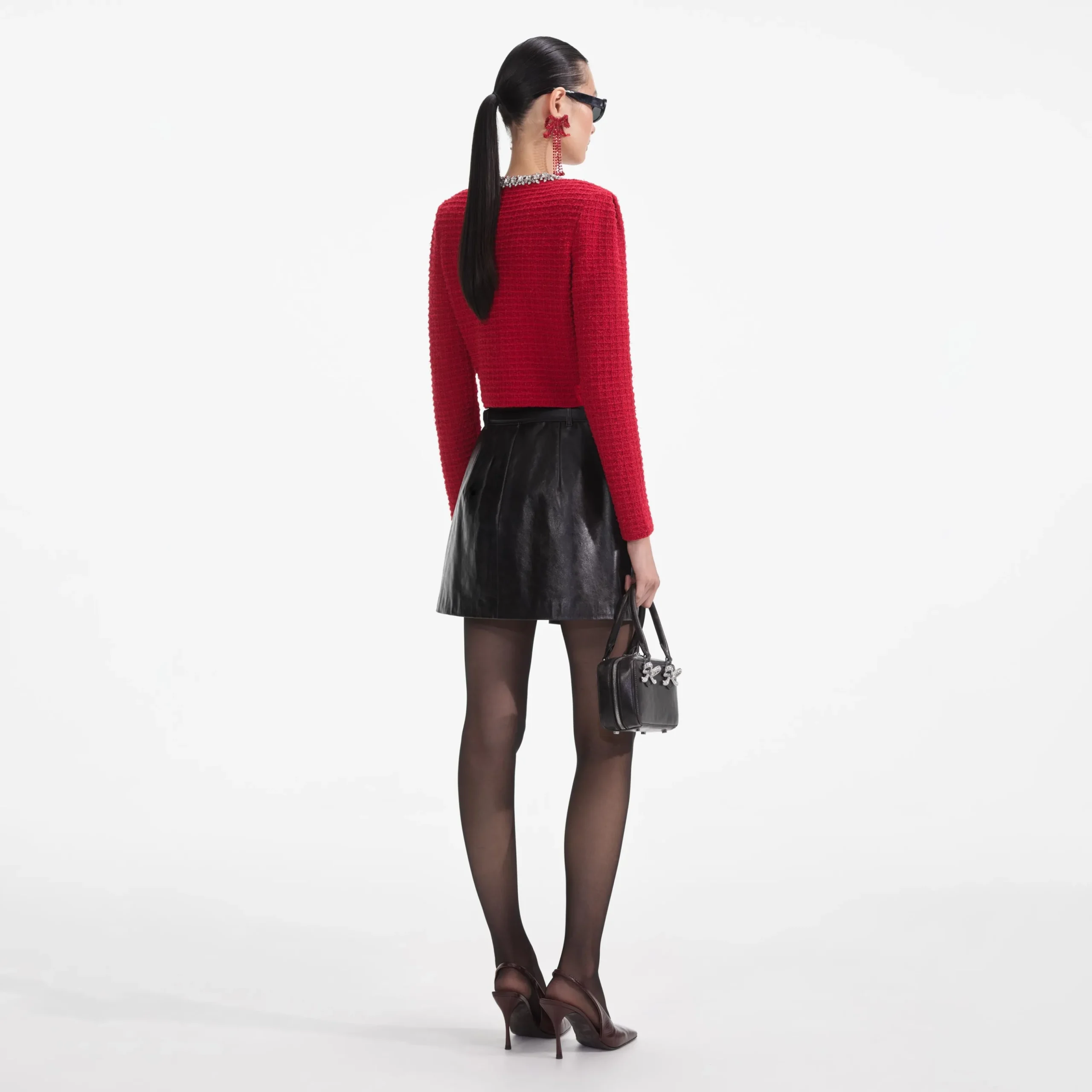 Textu Knit Cardigan^self-portrait Store