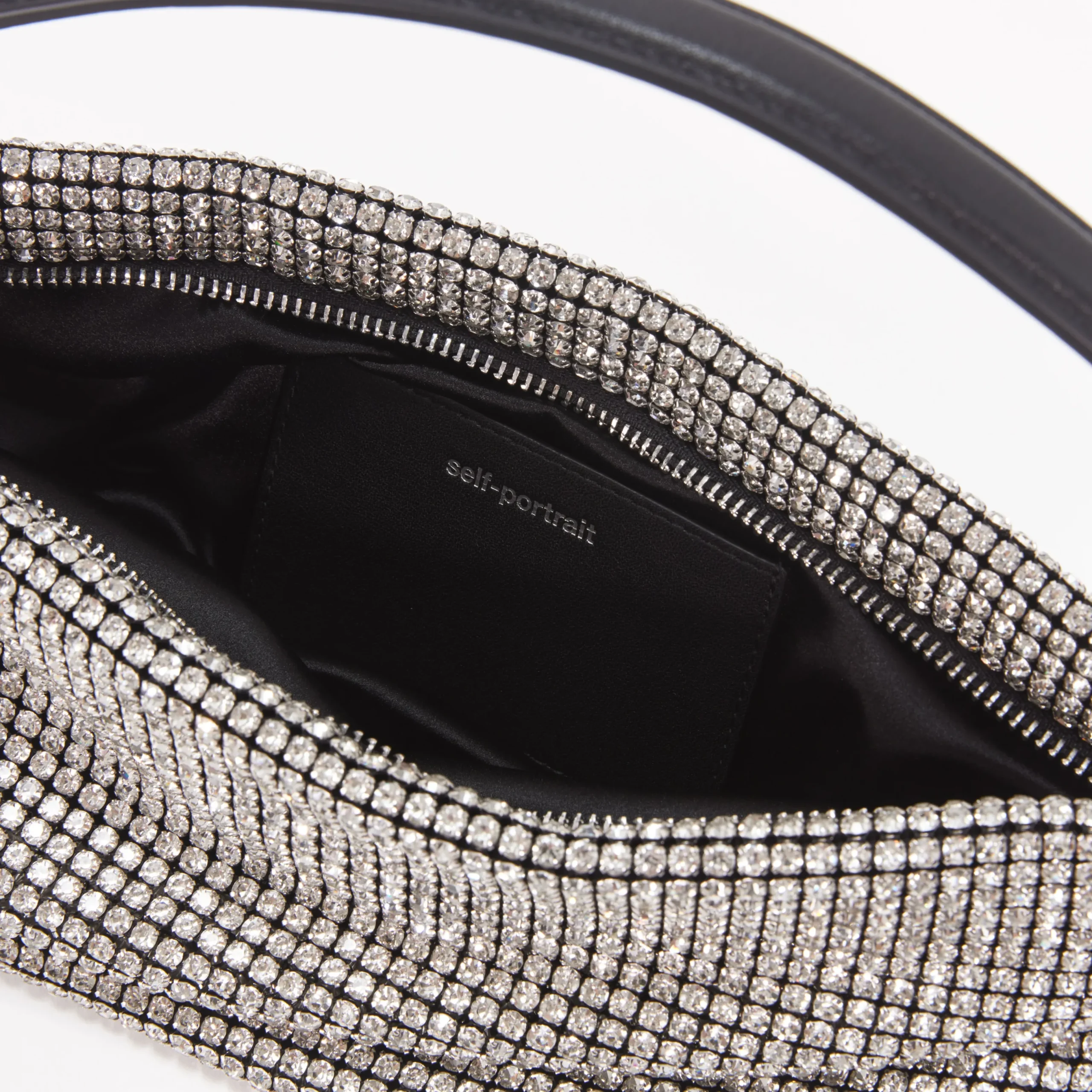 Diamante Medium Hobo Bag^self-portrait Fashion