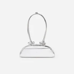 Metallic Curved Shoulder Bag^self-portrait Sale