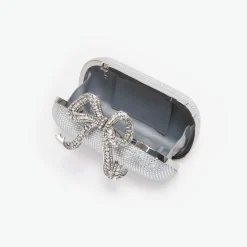Rhinestone Bow Clutch^self-portrait New