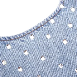 Rhinestone Denim Top^self-portrait Clearance