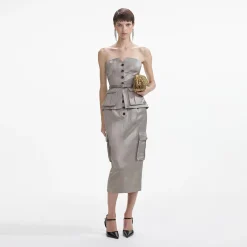 Satin Corset Top^self-portrait Store
