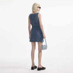 Denim Mini Dress^self-portrait New
