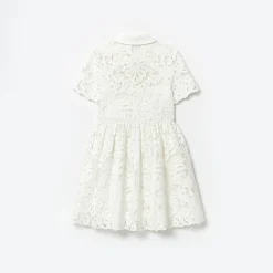 Cotton Lace Collar Mini Dress^self-portrait Hot
