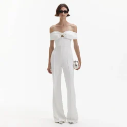 Crepe Bow Jumpsuit^self-portrait Store