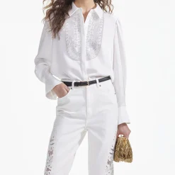 Cutwork Denim Jeans^self-portrait Clearance