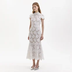 Flower Lace Midi Dress^self-portrait Sale