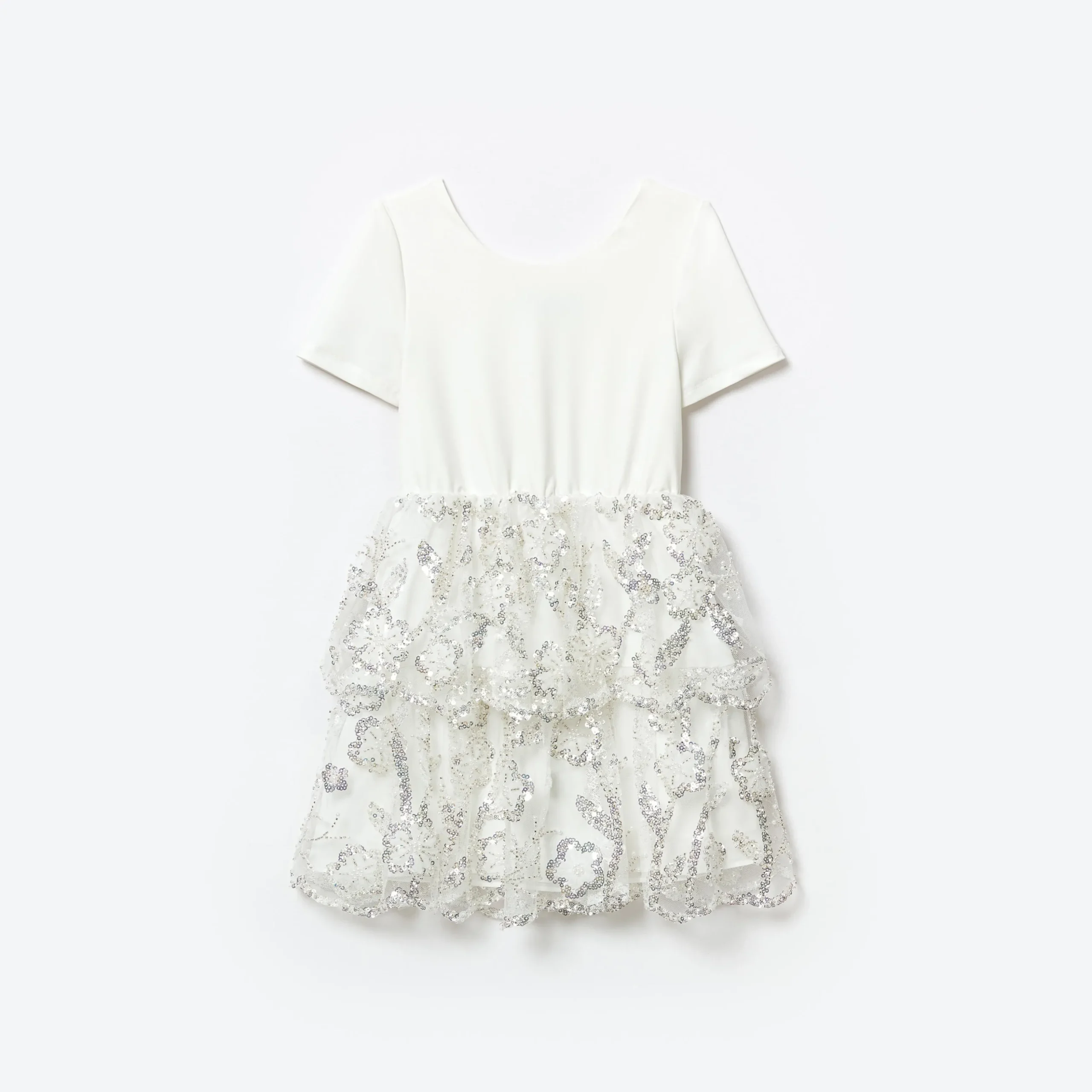 Jersey Sequin Tulle Mini Dress^self-portrait Clearance