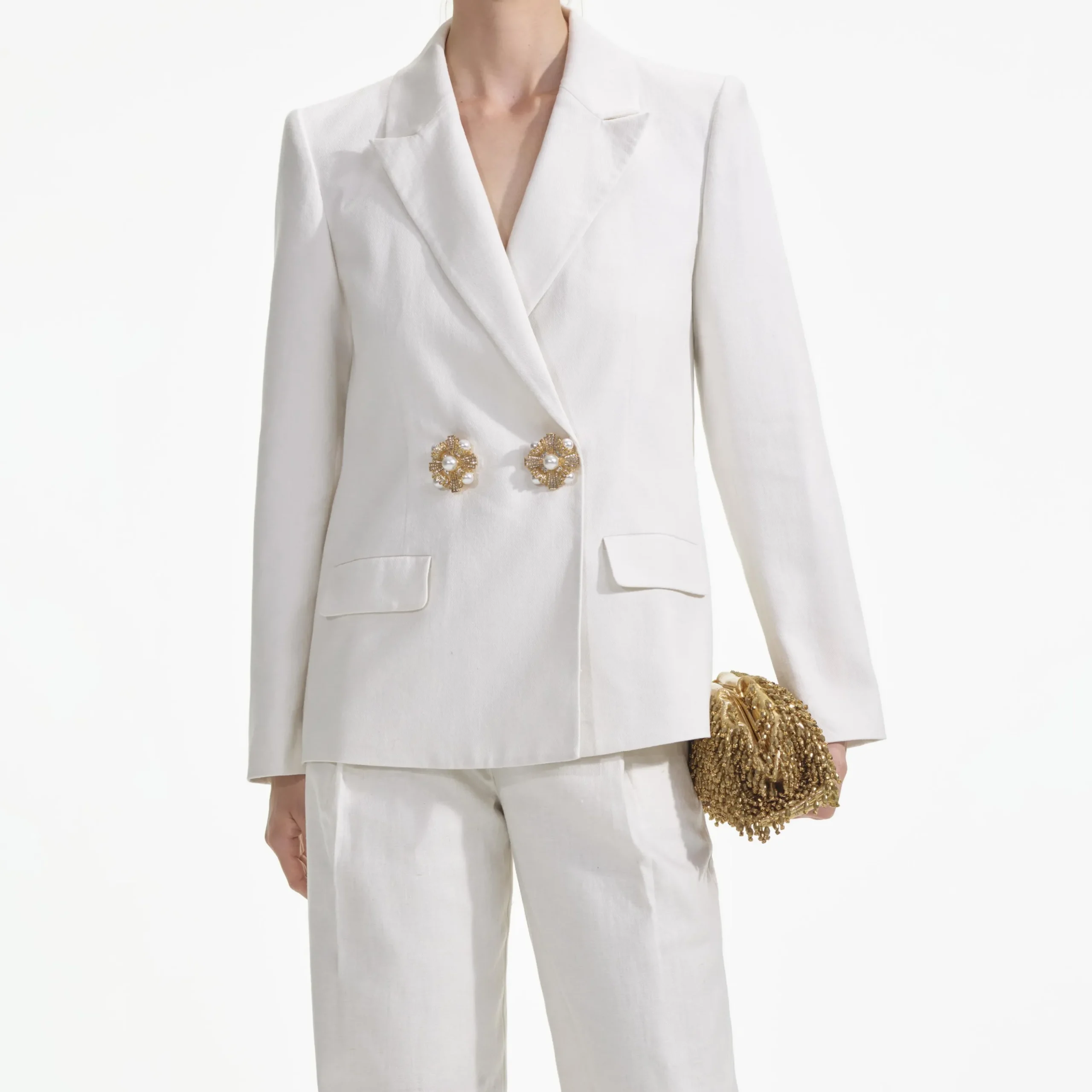 Linen Blazer^self-portrait Hot