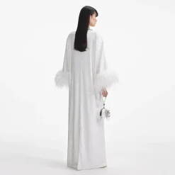 Sequin Feather Maxi Dress^self-portrait Best