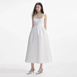 Taffeta Diamante Midi Dress^self-portrait Flash Sale