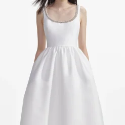 Taffeta Diamante Midi Dress^self-portrait Flash Sale