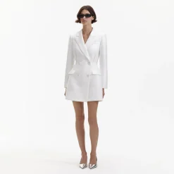 Taffeta Tailored Mini Dress^self-portrait Fashion