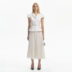 Textured Midi Dress^self-portrait Cheap